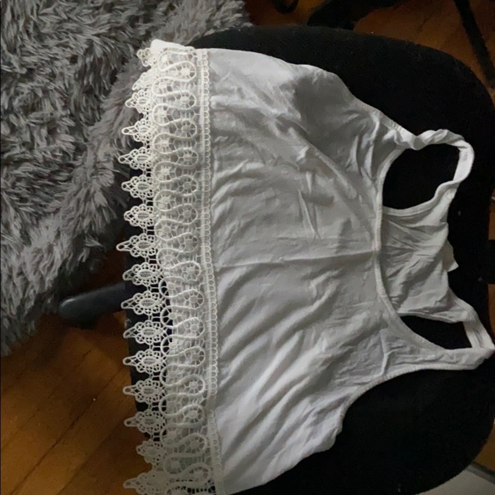 White tank top
